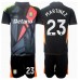 Aston Villa Emiliano Martinez #23 Keeper Bortedraktsett Barn 2024-25 Kortermet (+ Korte bukser)